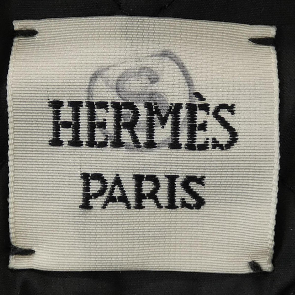 Hermès Figure Artistique Varsity Embroidered Jacket 36 Black Purple Rope Motif Luxury Blouson