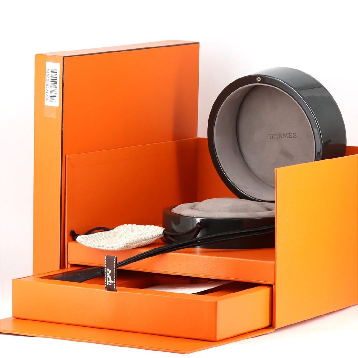 Hermès Kelly Watch KE4.172 PG Diamond Pave Lock & Bracelet – Rose Gold High Jewelry – Mother-of-Pearl Dial – Full Set