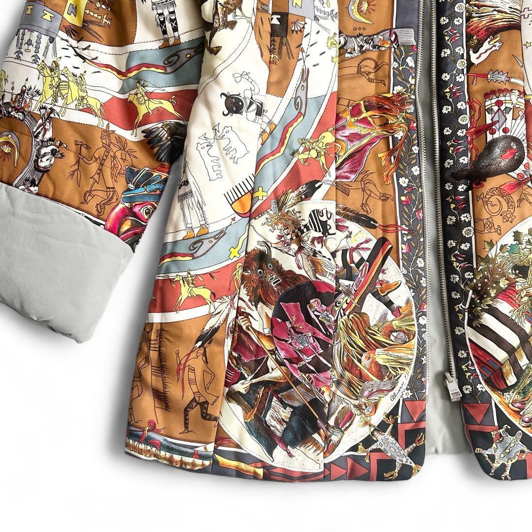 Hermès Margiela Era Vintage Silk Jacket 100% Silk Italy Rare Print M