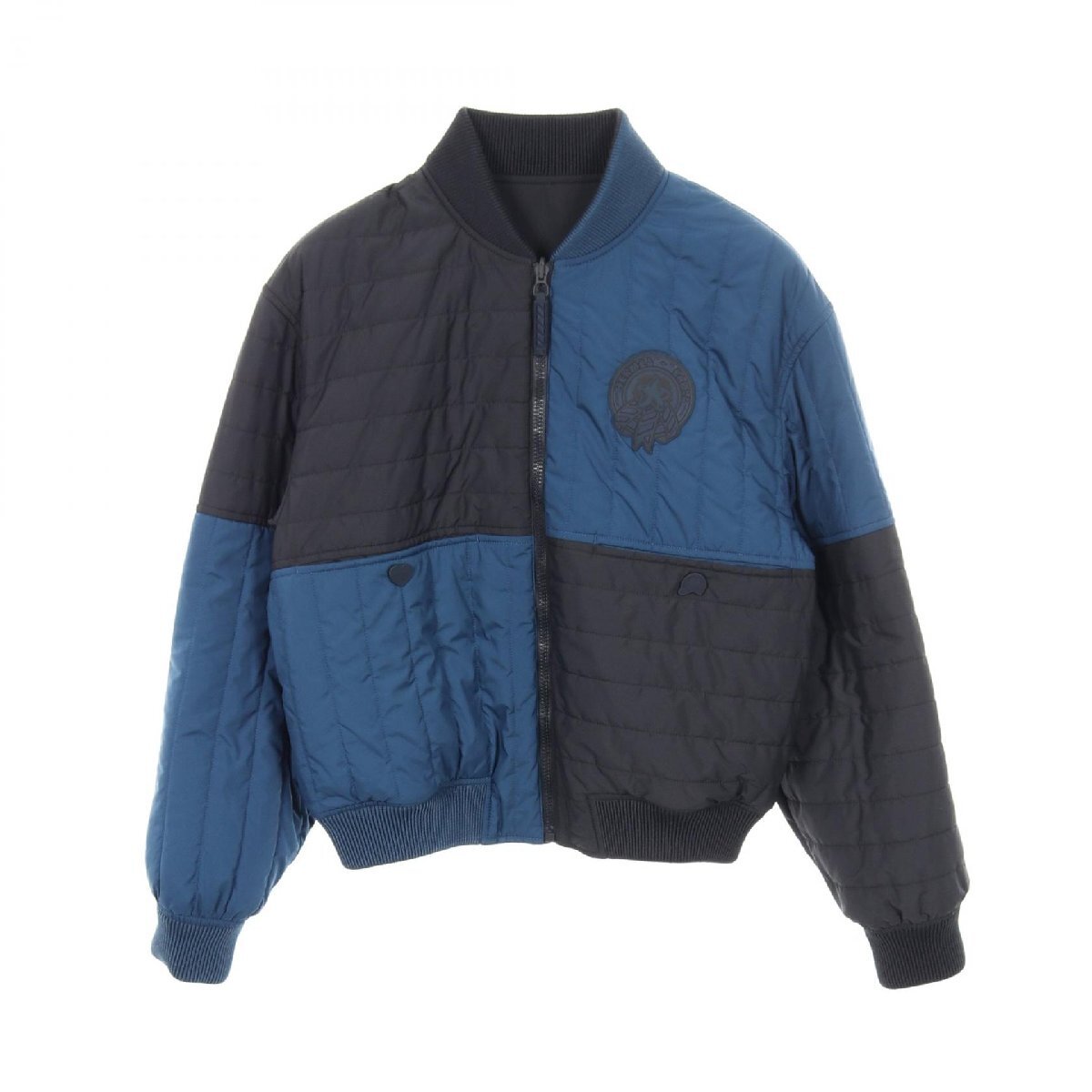 Hermès Reversible Blouson Jacket Black Blue Women’s 38 Technical Atelier Outerwear