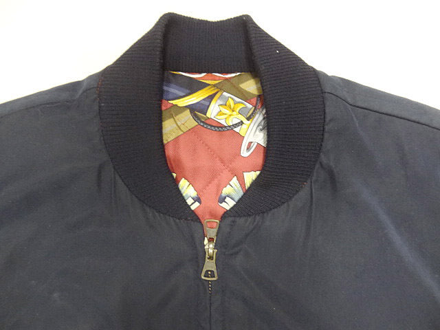 Hermès Reversible Silk Blouson — Archive Scarf Motif Bomber Jacket, Made in Japan
