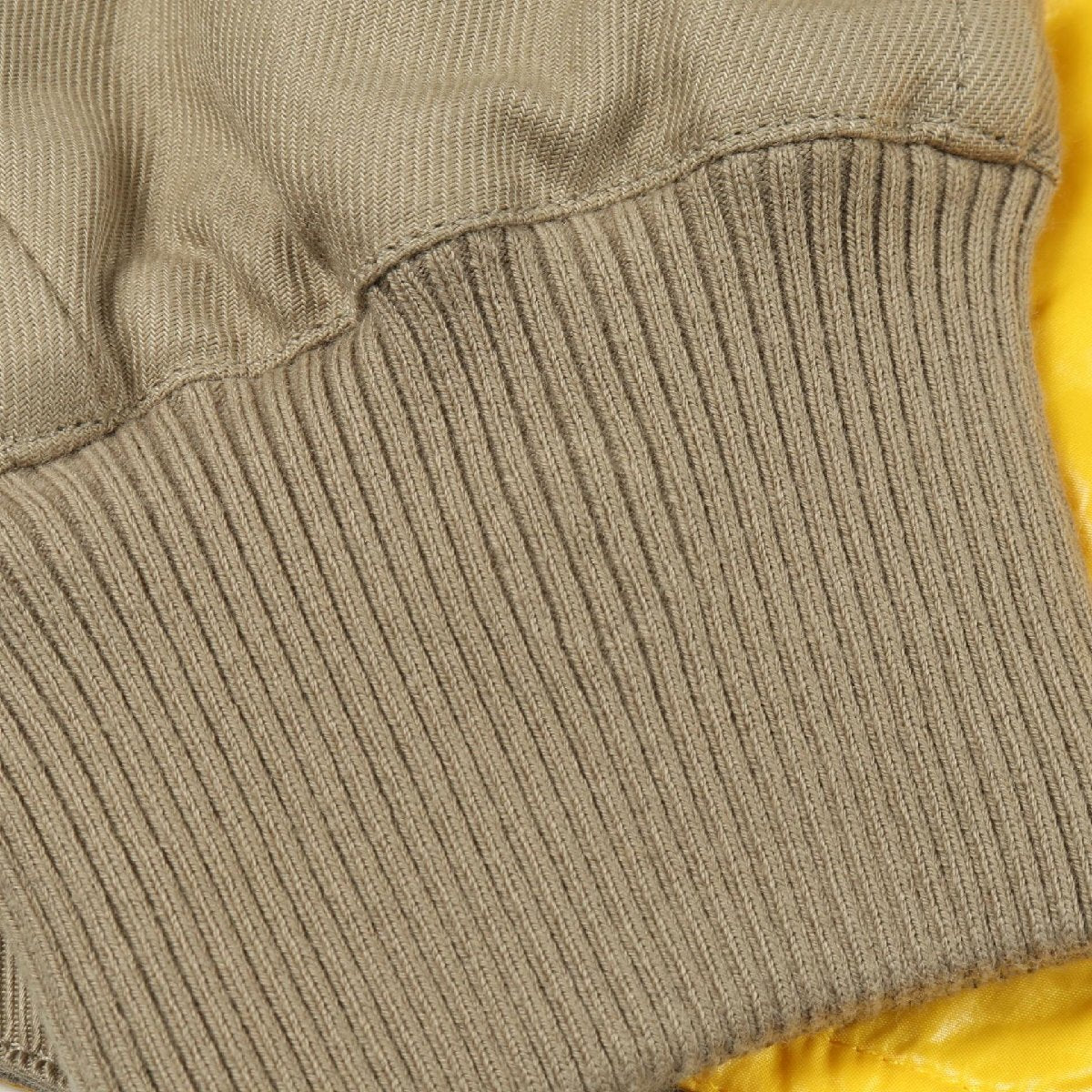 Hermès Série Button Reversible Jacket 48 Beige Yellow Nylon Cotton Luxury Technical Wear