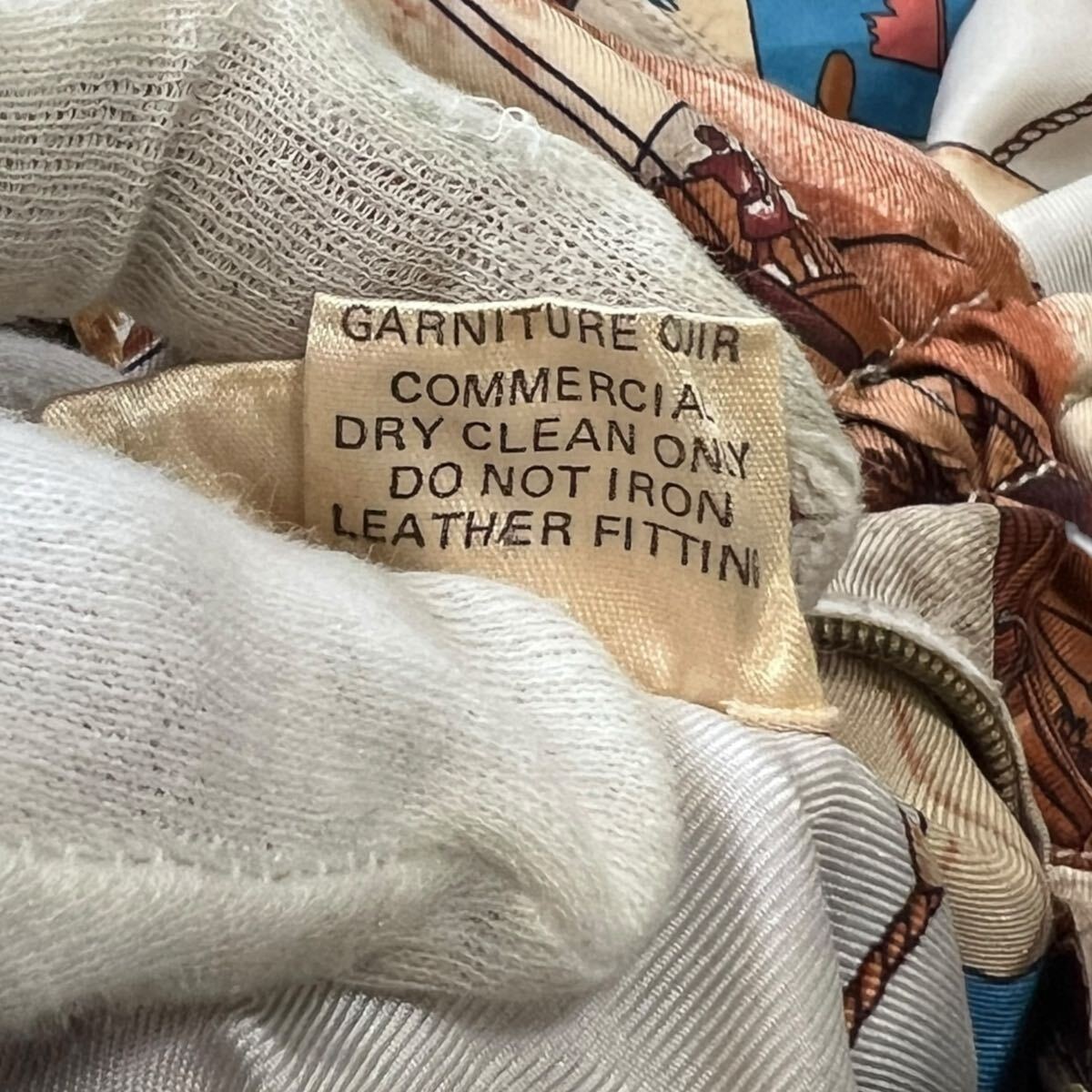 Hermès x Margiela 1990s Silk Christophe Colomb Découvre L’Amérique Jacket Size 36 France