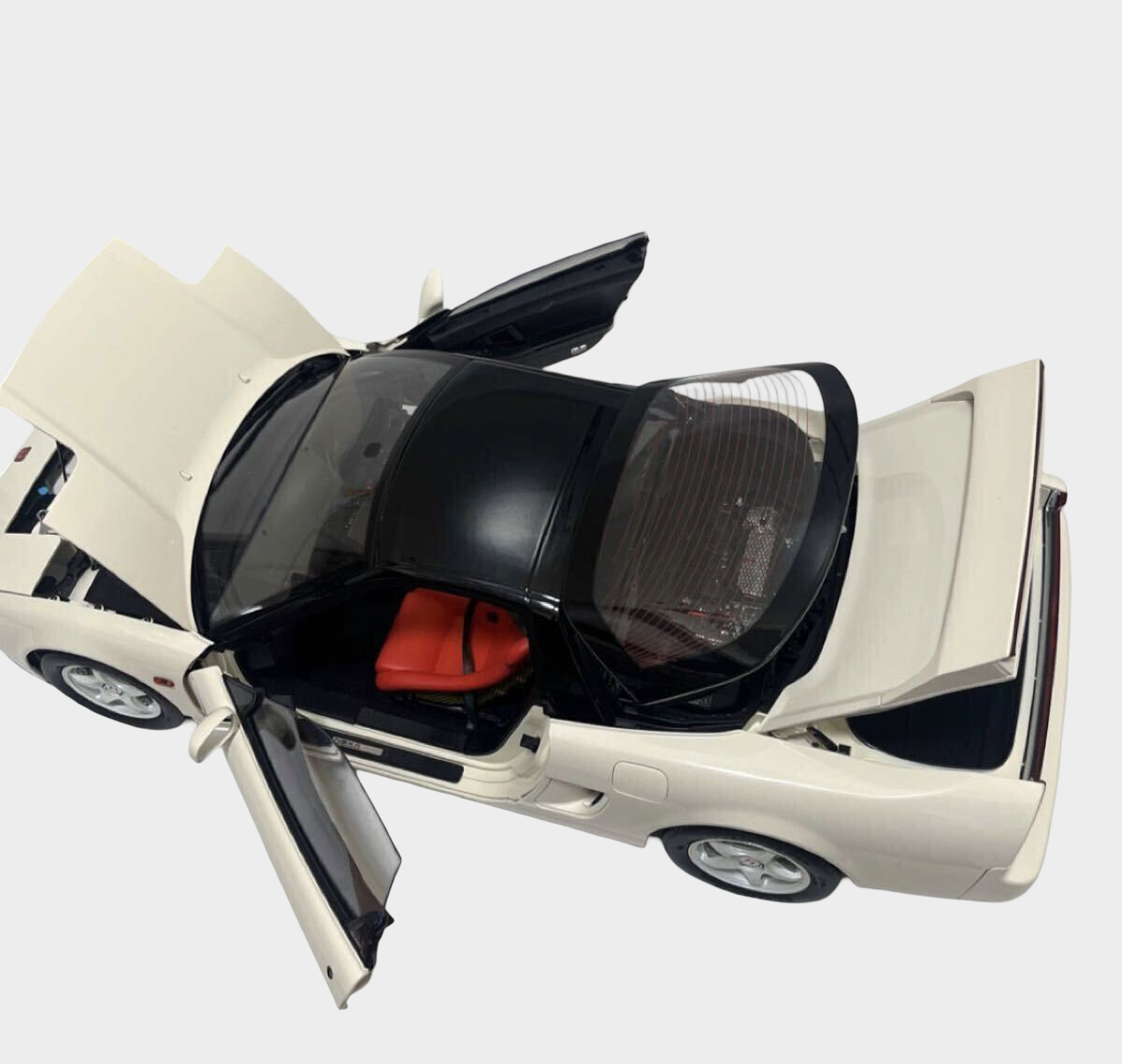 DeAgostini Honda NSX 1/18 Model with Remote Control Lights Opening Hood Detailed Engine Red Interior Display Collectible