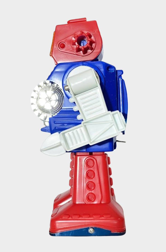 Vintage Rare Horikawa ATOMIC ACE Tin Robot Japan — Boxed Battery-Operated Showa Space Robot