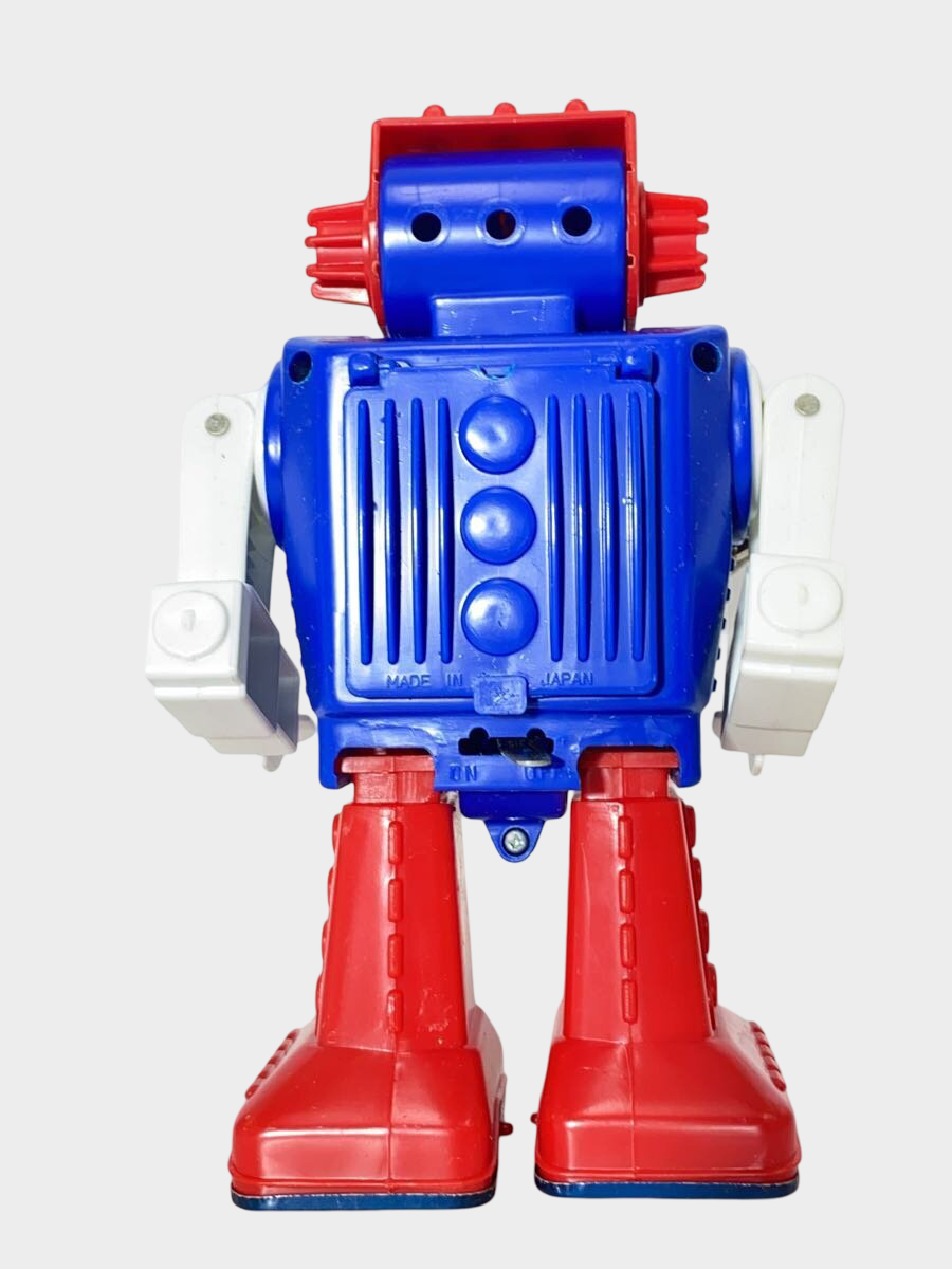 Vintage Rare Horikawa ATOMIC ACE Tin Robot Japan — Boxed Battery-Operated Showa Space Robot
