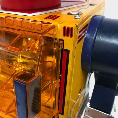 Horikawa Rotate-O-Matic Super Giant Tin Robot Japan — Boxed Metal-Printed Battery Robot