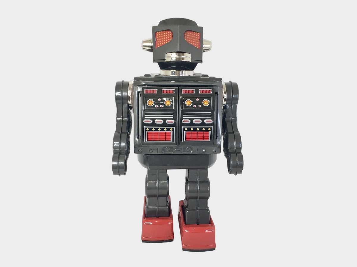 Horikawa SUPER SPACE GIANT Tin Robot Japan — Official Reissue Space-Age Battery Robot with Box