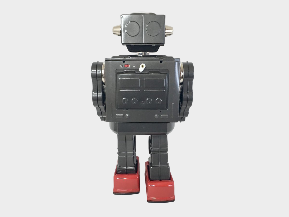Horikawa SUPER SPACE GIANT Tin Robot Japan — Official Reissue Space-Age Battery Robot with Box