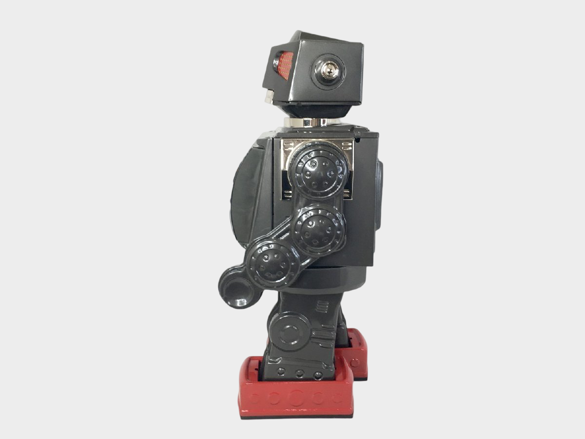 Horikawa SUPER SPACE GIANT Tin Robot Japan — Official Reissue Space-Age Battery Robot with Box