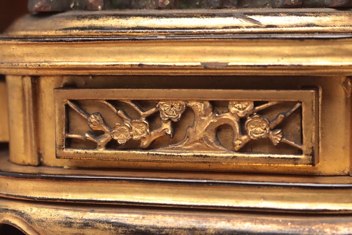 Bato Kannon Zushi (Horse-Head Kannon) — Eight-Armed Polychrome Wood Image | Edo-Period Esoteric Protector | Portable Shrine Cabinet (37.4 cm)