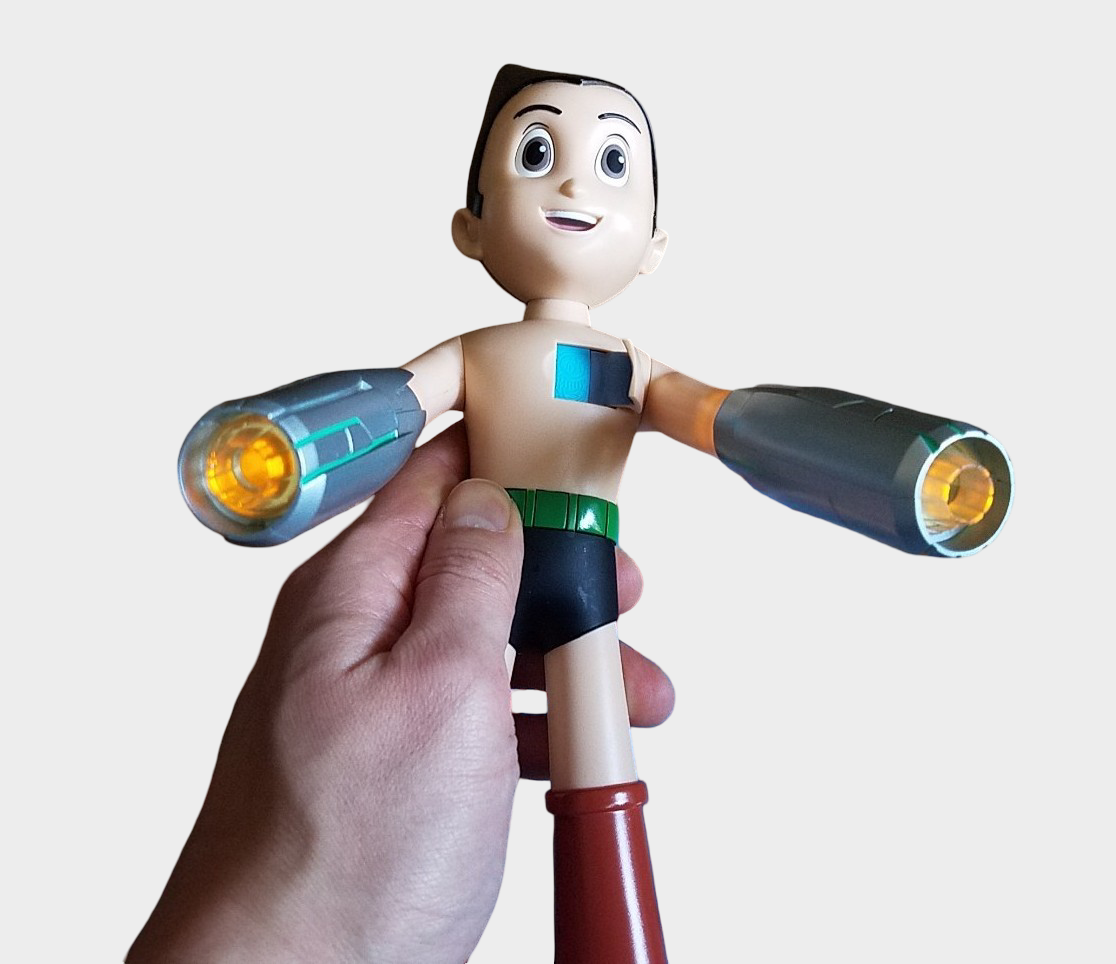 Hot Toys Astro Boy Vinyl Sleep 1/6 (2010) + Electronic Astro Boy 10in Figure (2009) | Vintage Japanese Collectibles