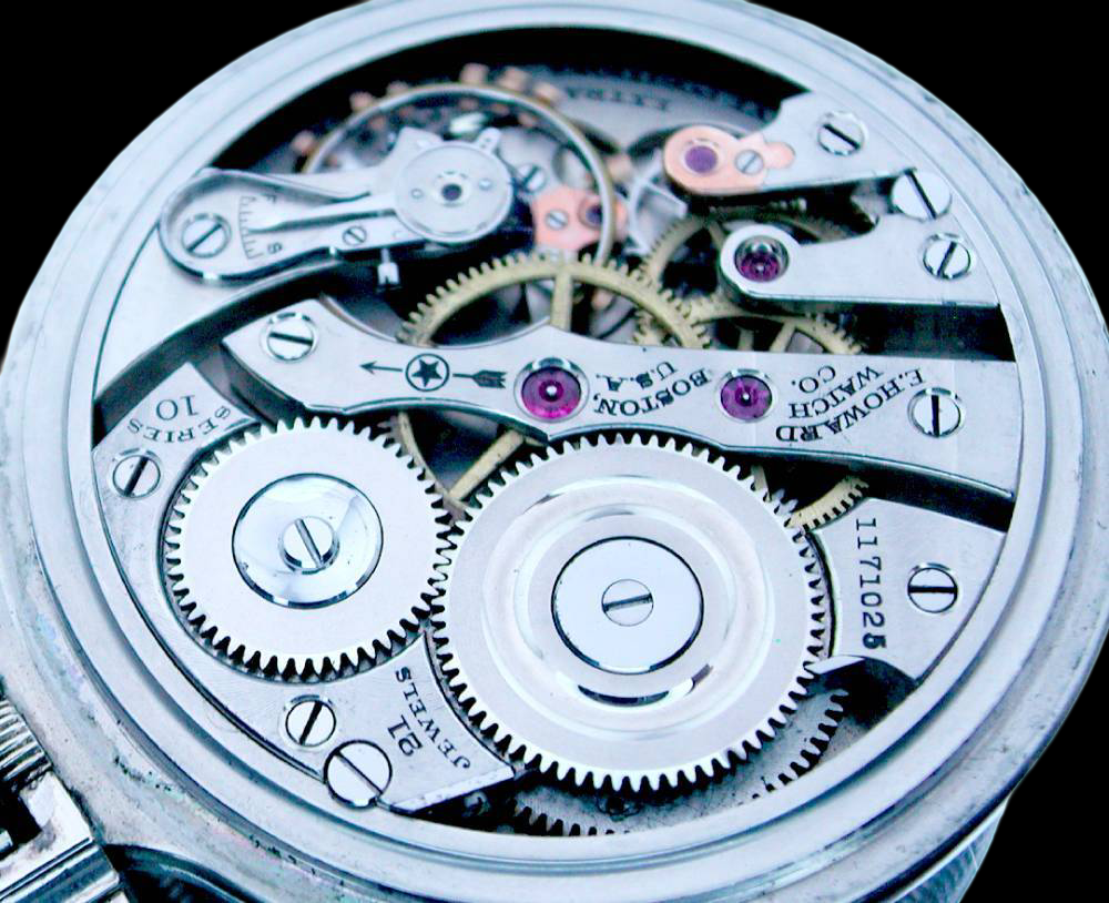 Howard 51.3mm Railroad Pocket Watch – 14K Gold-Filled Case, Porcelain Dial, High-Grade Series 10 & 21 Jewels, Extra-Adjusted Precision Timepiece