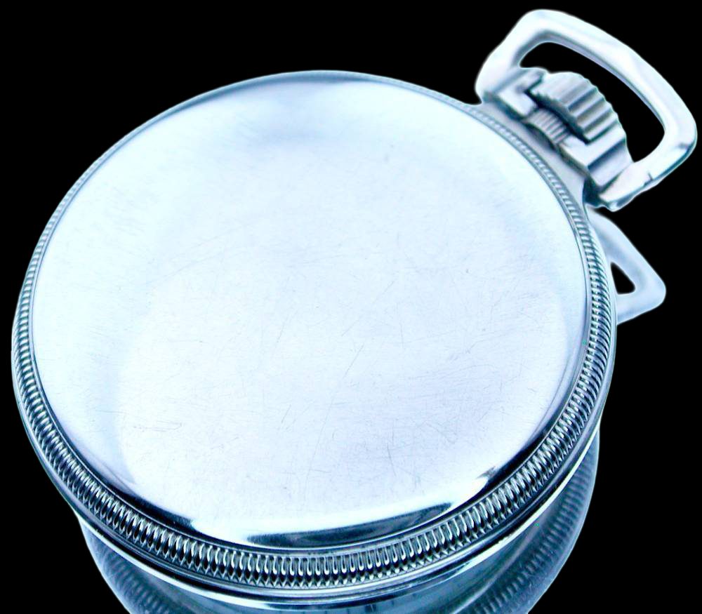 Howard 51.3mm Railroad Pocket Watch – 14K Gold-Filled Case, Porcelain Dial, High-Grade Series 10 & 21 Jewels, Extra-Adjusted Precision Timepiece