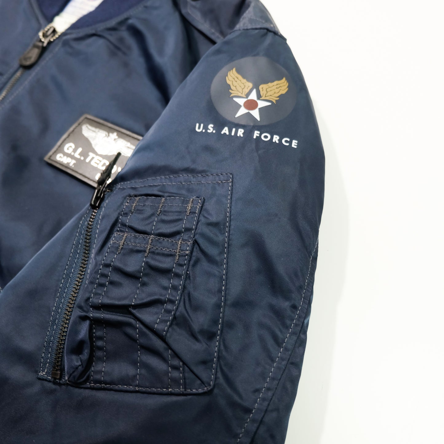 TEDMAN Ted Company Fighting Teddy L-2A Flight Jacket USAF Devil Air Bomb 91 Size 42
