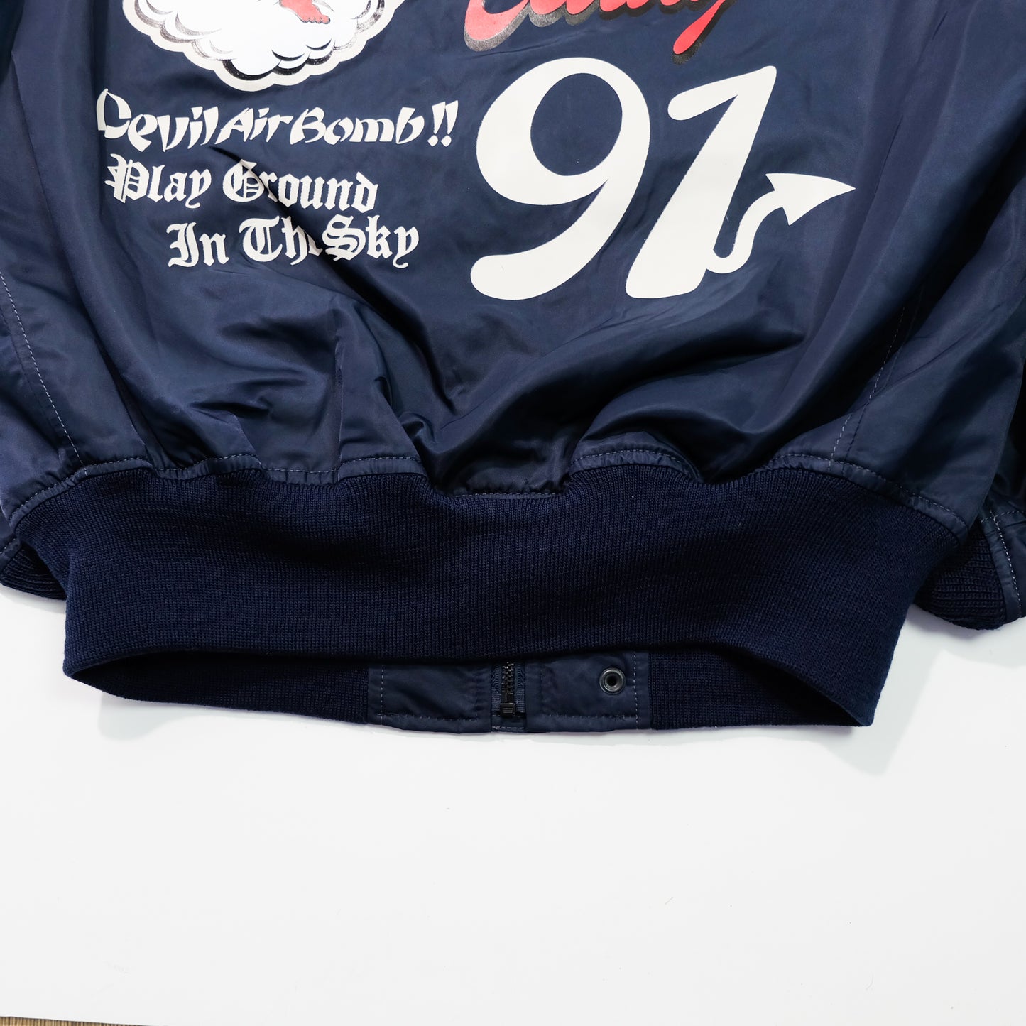 TEDMAN Ted Company Fighting Teddy L-2A Flight Jacket USAF Devil Air Bomb 91 Size 42