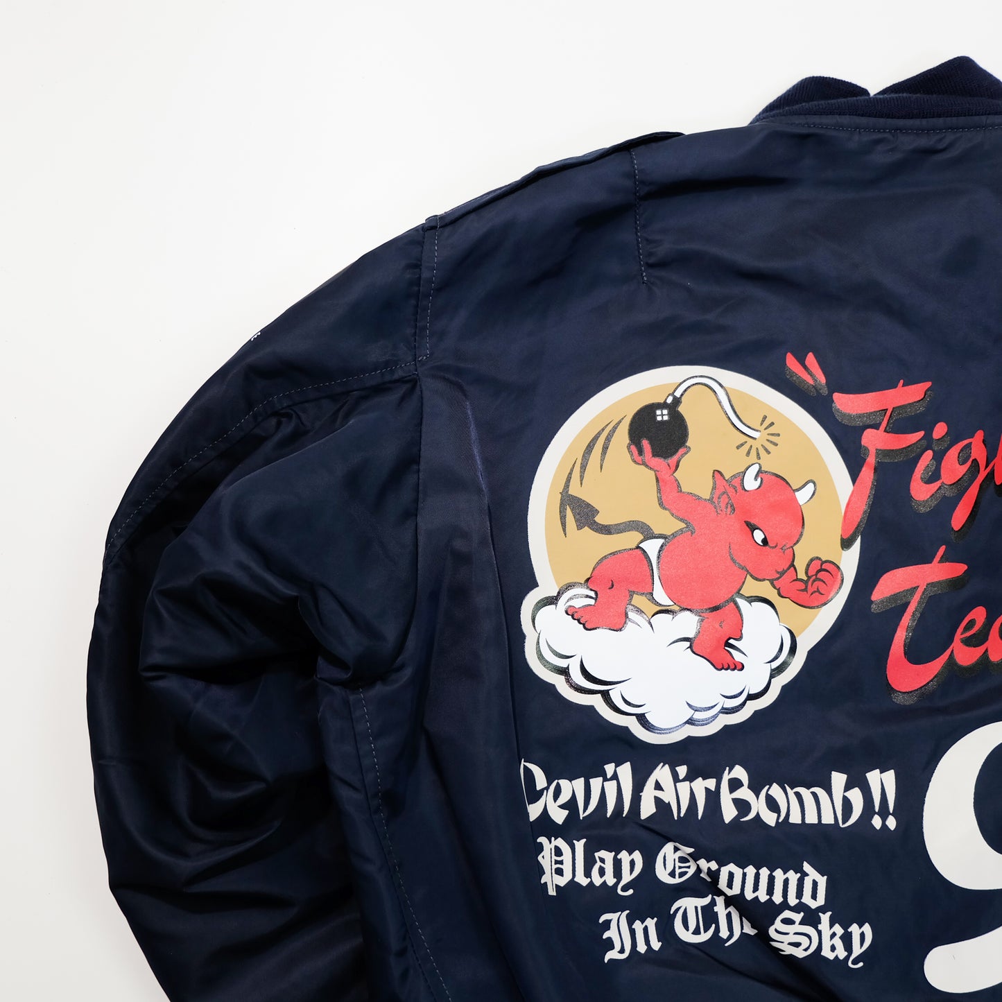 TEDMAN Ted Company Fighting Teddy L-2A Flight Jacket USAF Devil Air Bomb 91 Size 42