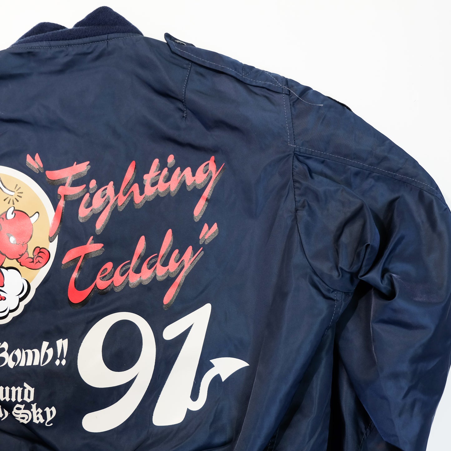 TEDMAN Ted Company Fighting Teddy L-2A Flight Jacket USAF Devil Air Bomb 91 Size 42