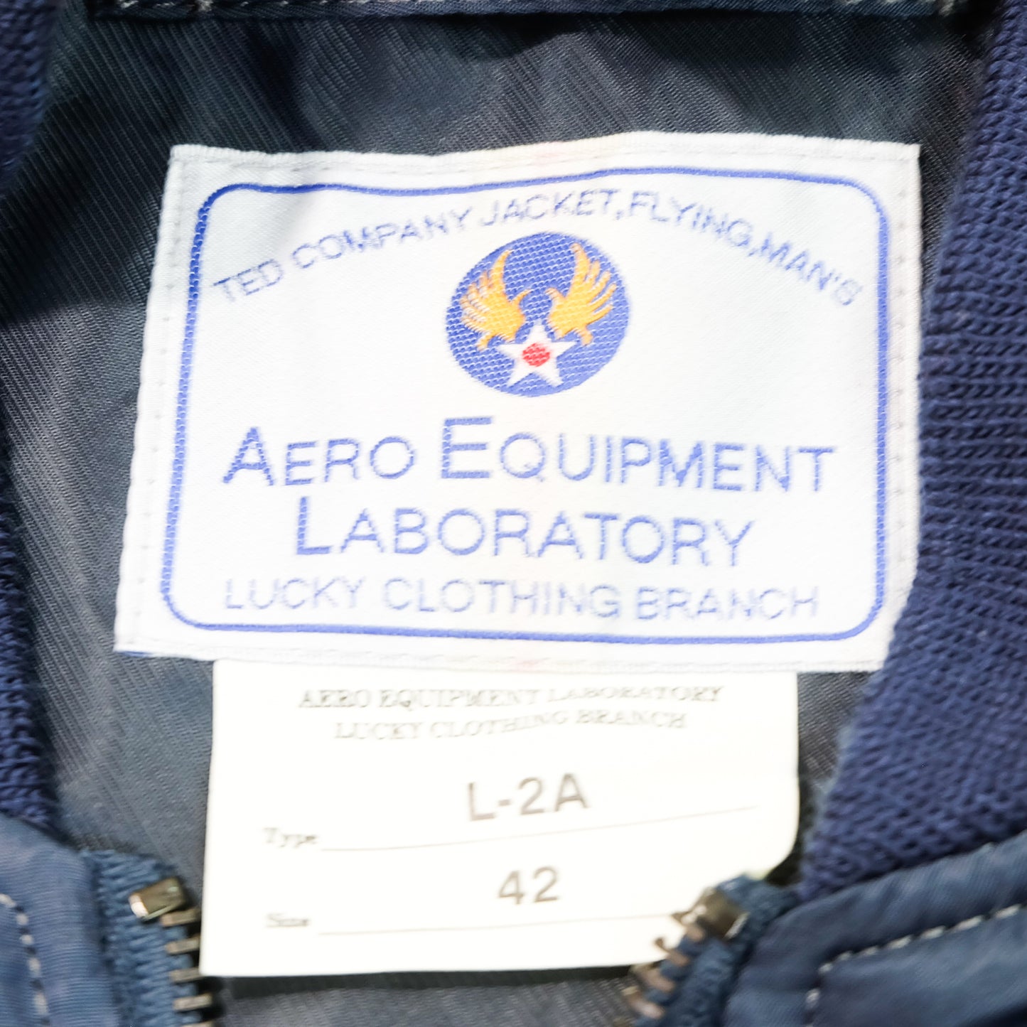 TEDMAN Ted Company Fighting Teddy L-2A Flight Jacket USAF Devil Air Bomb 91 Size 42