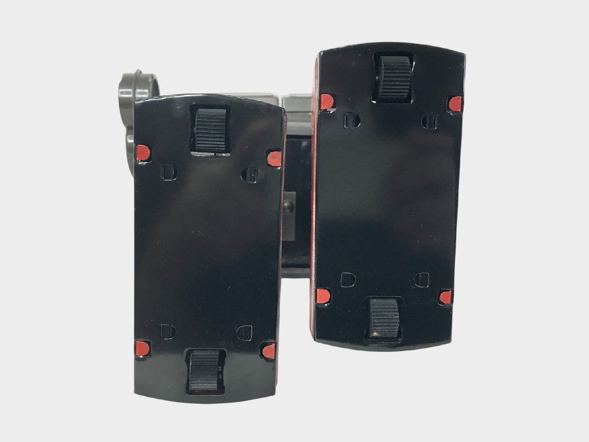 Horikawa Large Tin Robot Japan — 1970s Battery Piston-Style Space Robot Display Toy