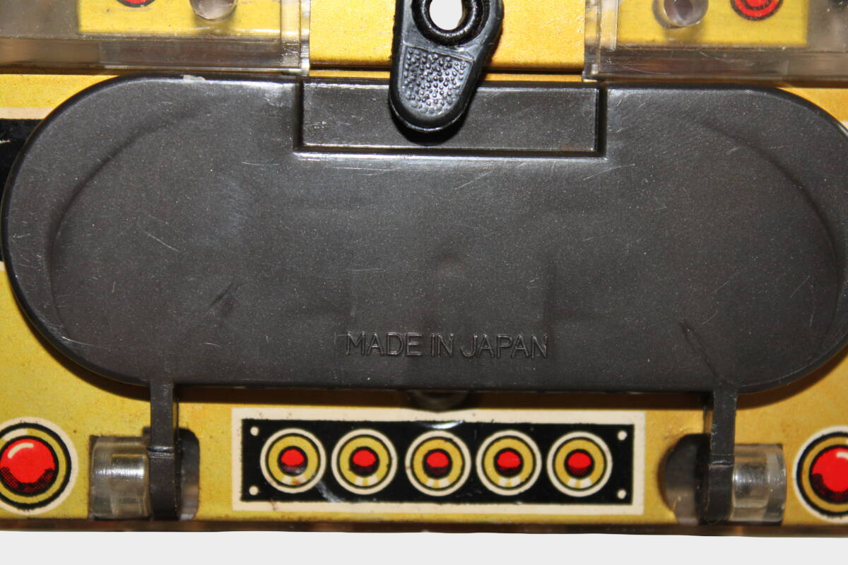 Horikawa Large Tin Robot Japan — 1970s Battery Piston-Style Space Robot Display Toy