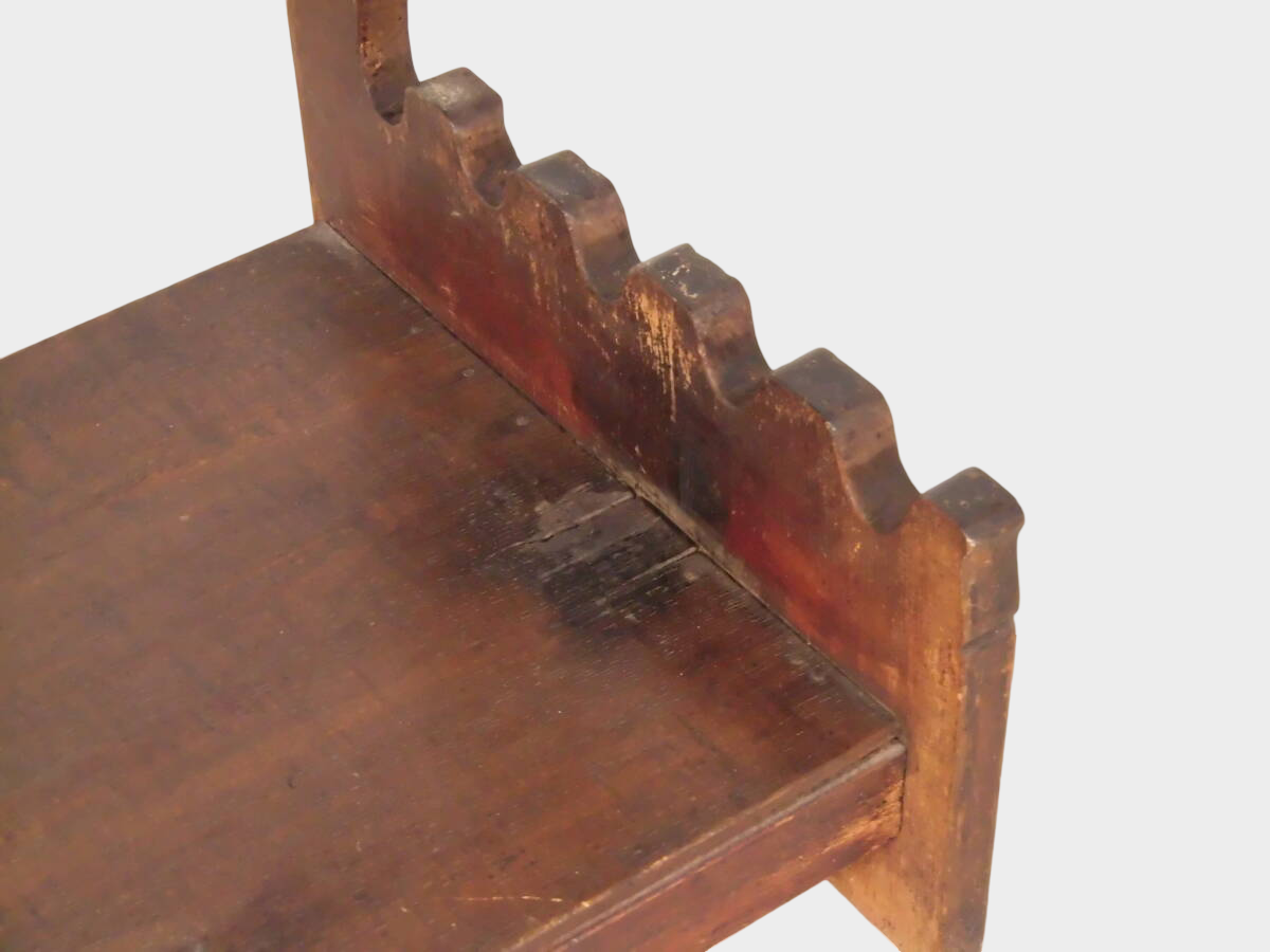 Japanese Wooden Sword Rack | 13-Slot Katana & Wakizashi Stand | Large Multi-Blade Display | Approx 47cm Width