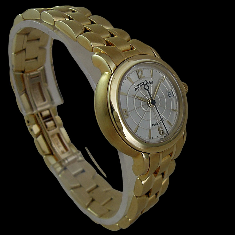 Audemars Piguet Millenary Ladies K18YG 18K Solid Gold 90.6g — Cal.2140 Automatic | Rare Heavy Gold Bracelet | Swiss Luxury Vintage AP