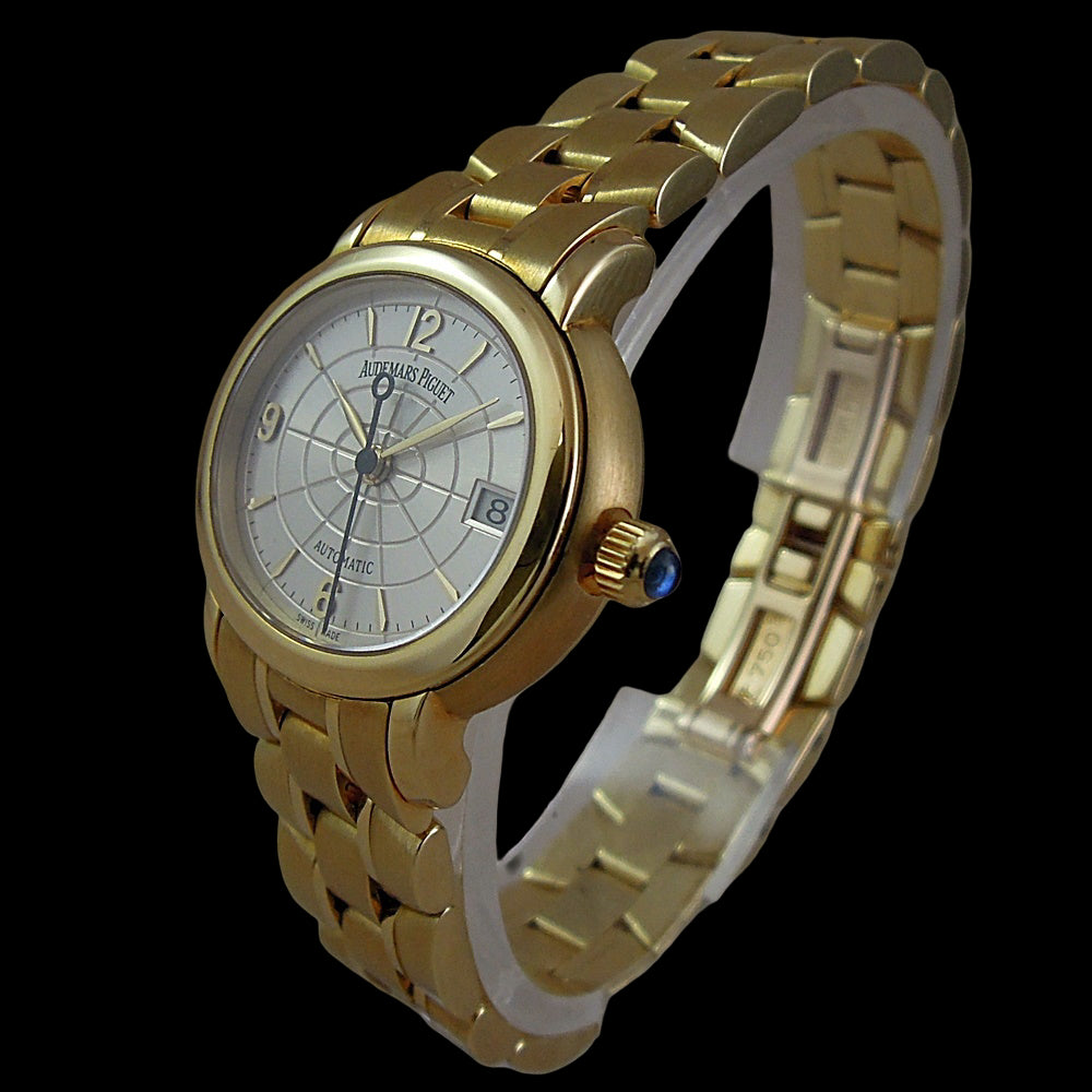 Audemars Piguet Millenary Ladies K18YG 18K Solid Gold 90.6g — Cal.2140 Automatic | Rare Heavy Gold Bracelet | Swiss Luxury Vintage AP