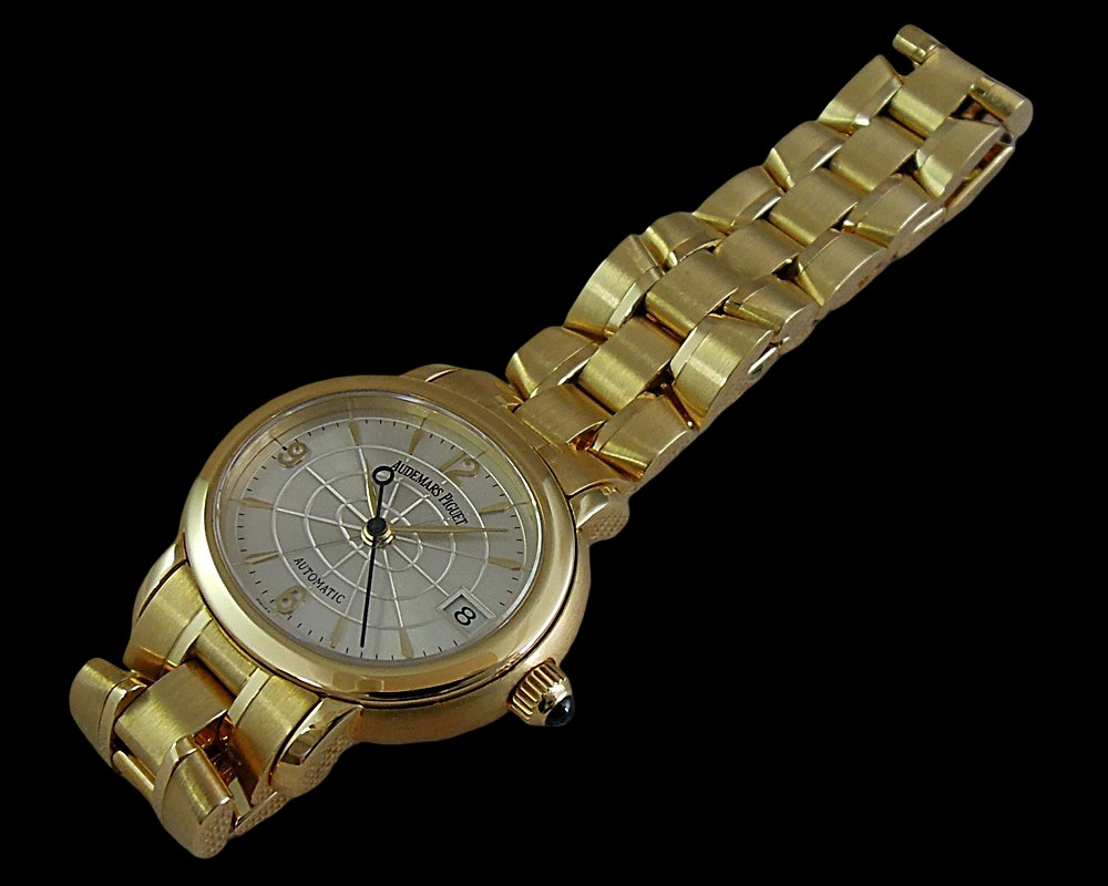 Audemars Piguet Millenary Ladies K18YG 18K Solid Gold 90.6g — Cal.2140 Automatic | Rare Heavy Gold Bracelet | Swiss Luxury Vintage AP