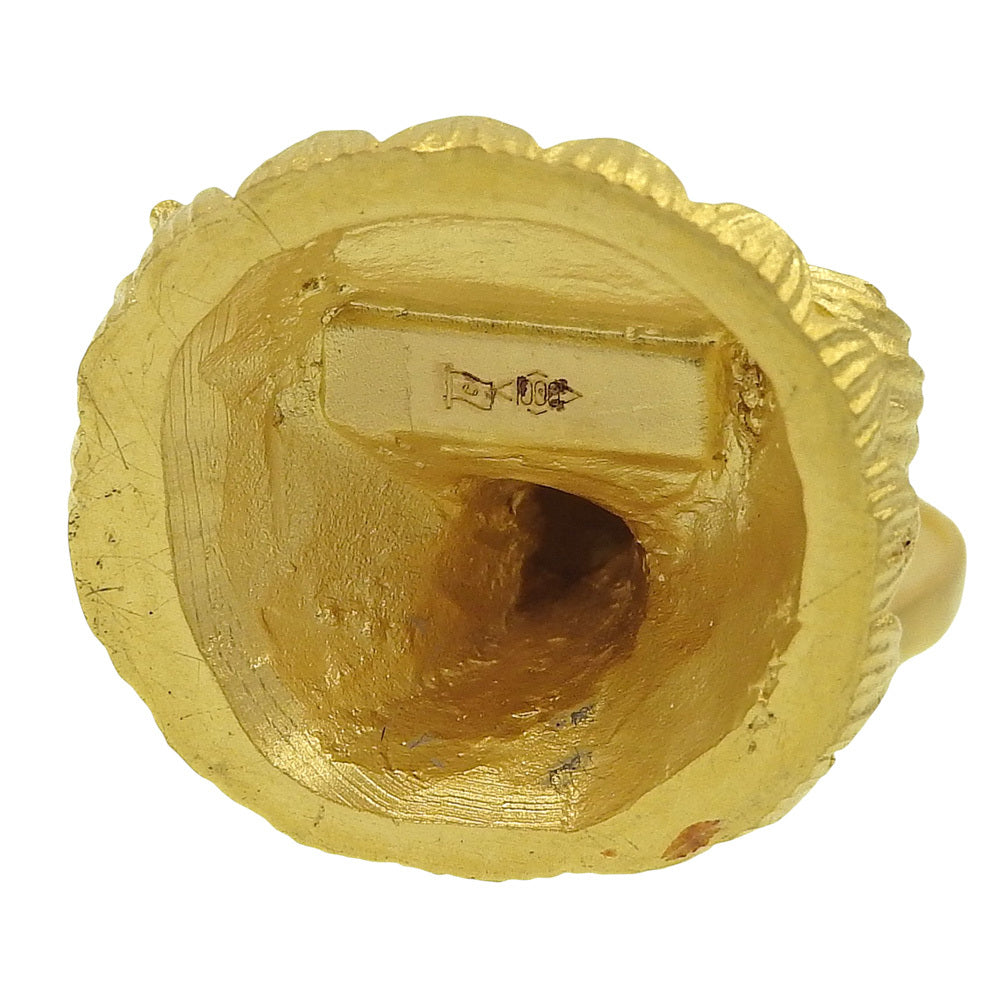 K24 Yellow Gold Miniature Seated Buddha in Zushi Shrine — Fine Gold 26.6g — Japanese Devotional Object