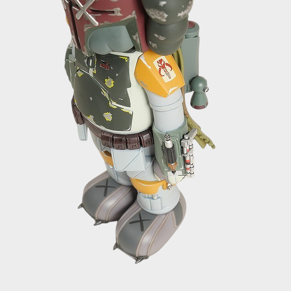 KAWS x Star Wars Boba Fett Companion Figure Medicom Toy KAWS Version Art Collectible