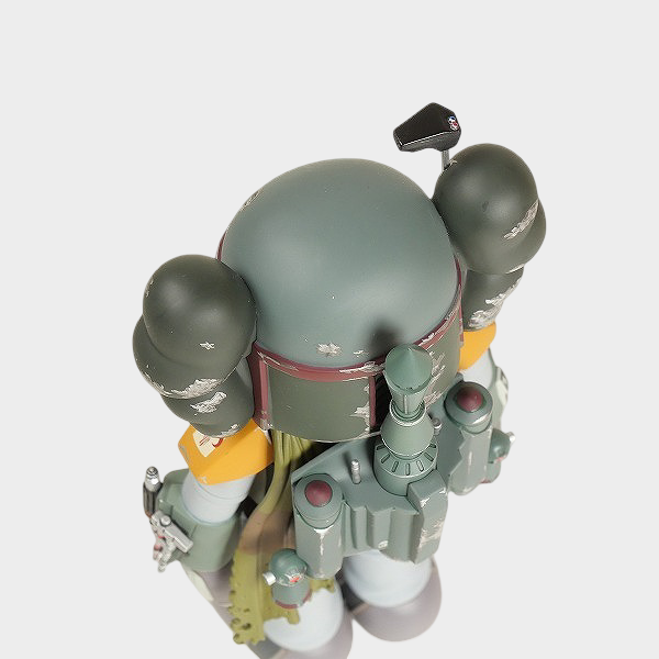 KAWS x Star Wars Boba Fett Companion Figure Medicom Toy KAWS Version Art Collectible