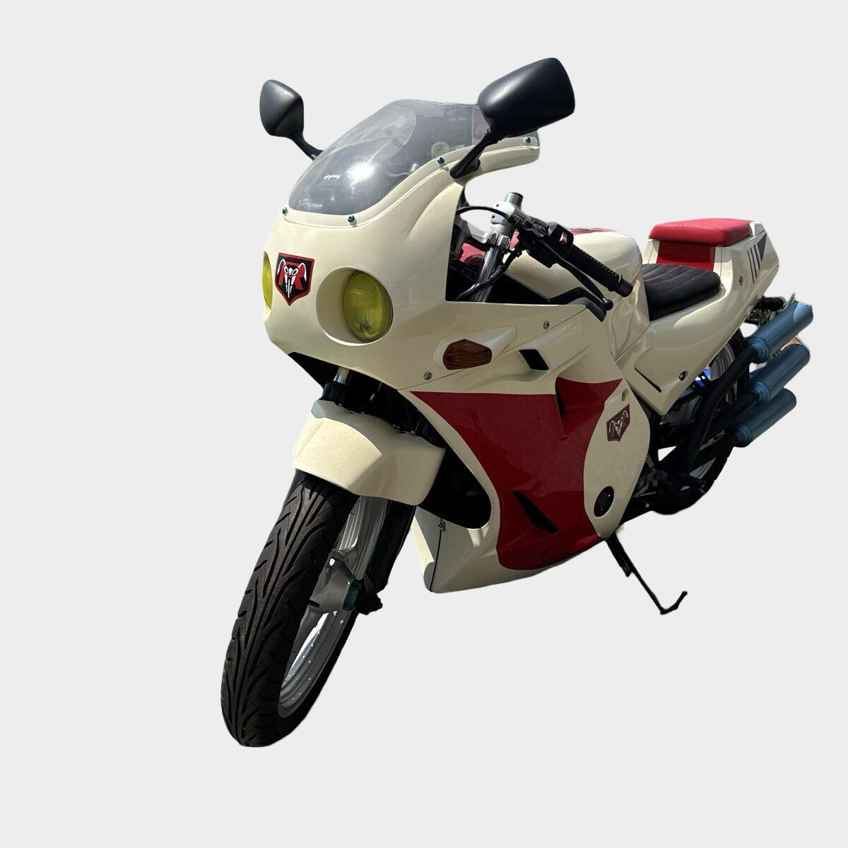 Museum Grade Kamen Rider Cyclone Custom Motorcycle — Full-Scale Showa Hero Replica Bike, Display & Rideable