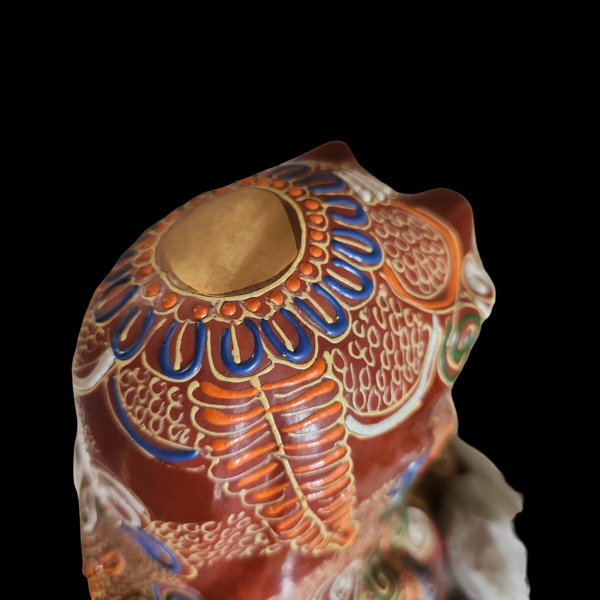 Kutani Ware Daruma Daishi Figure 47cm | Lucky Prosperity Statue