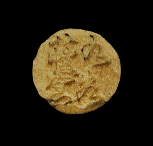 Kutani Ware Guardian Lion with Sacred Jewel — Monumental 37cm Shishi Koma Inu Figure on Brocade Cushion — Early 20th‑Century Japanese Folk Sculpture