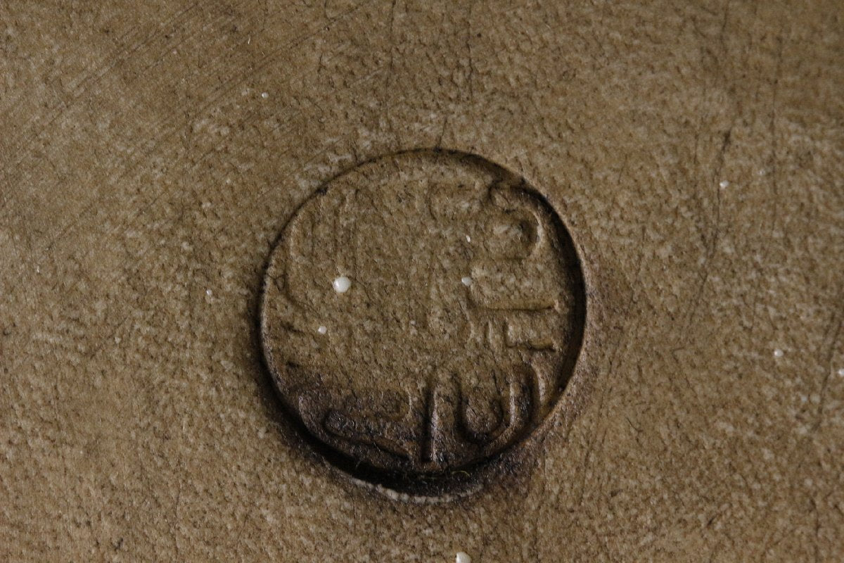 Kutani Ware Polychrome & Gilt Rakan Statue (Luohan) — Monumental 62 cm — Japanese Buddhist Sculpture