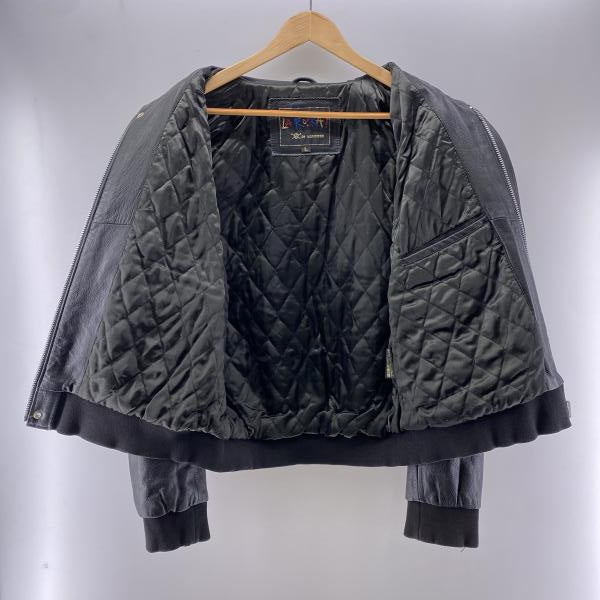 LA ROCKA Jive Pilot Leather Flight Jacket Black L Rockabilly Skull Rising Sun Punk Biker Aviator Jacket Japan