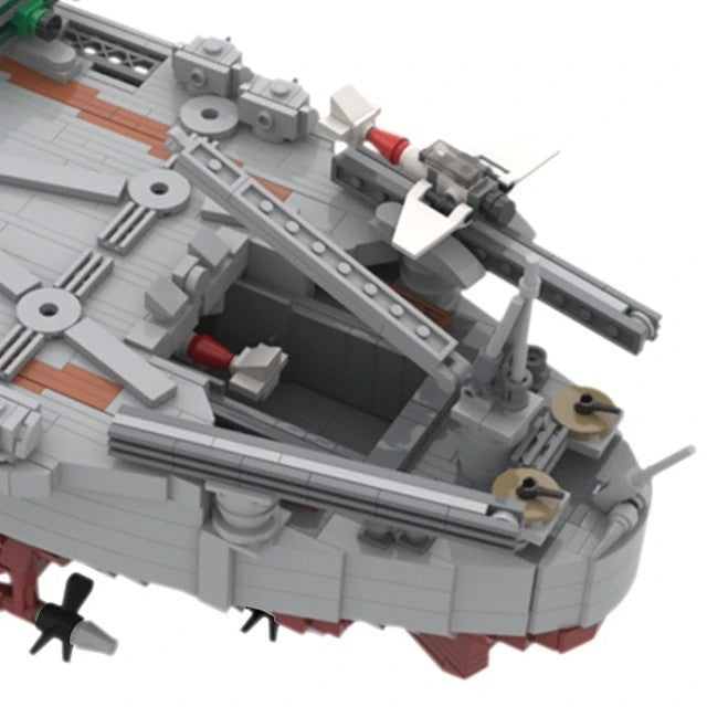 LEGO Huge 130cm Brick Battleship Senkan Yamato Display Model 8700 Pieces Naval Warship