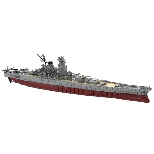LEGO Huge 130cm Brick Battleship Senkan Yamato Display Model 8700 Pieces Naval Warship