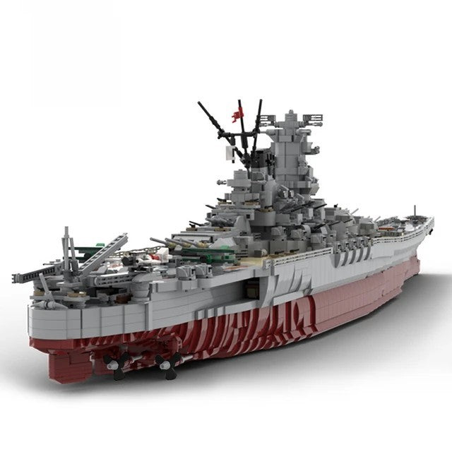 LEGO Huge 130cm Brick Battleship Senkan Yamato Display Model 8700 Pieces Naval Warship