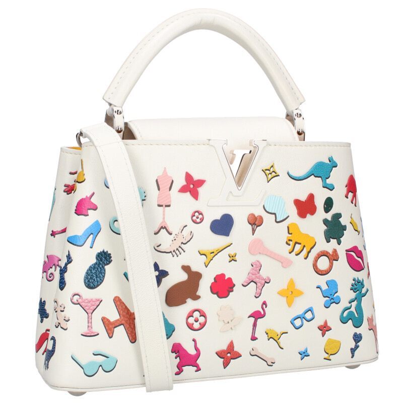 Louis Vuitton ArtyCapucines BB by Vik Muniz