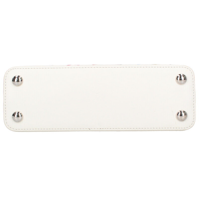 Louis Vuitton × Vik Muniz ArtyCapucines BB M59650, White Leather, 154 Motifs, Edition of 200