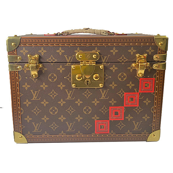 Louis Vuitton Boîte Pharmacie Monogram Kabuki M20407, Naritaya Crests & Nishijin Silk, Japan Limited of 110