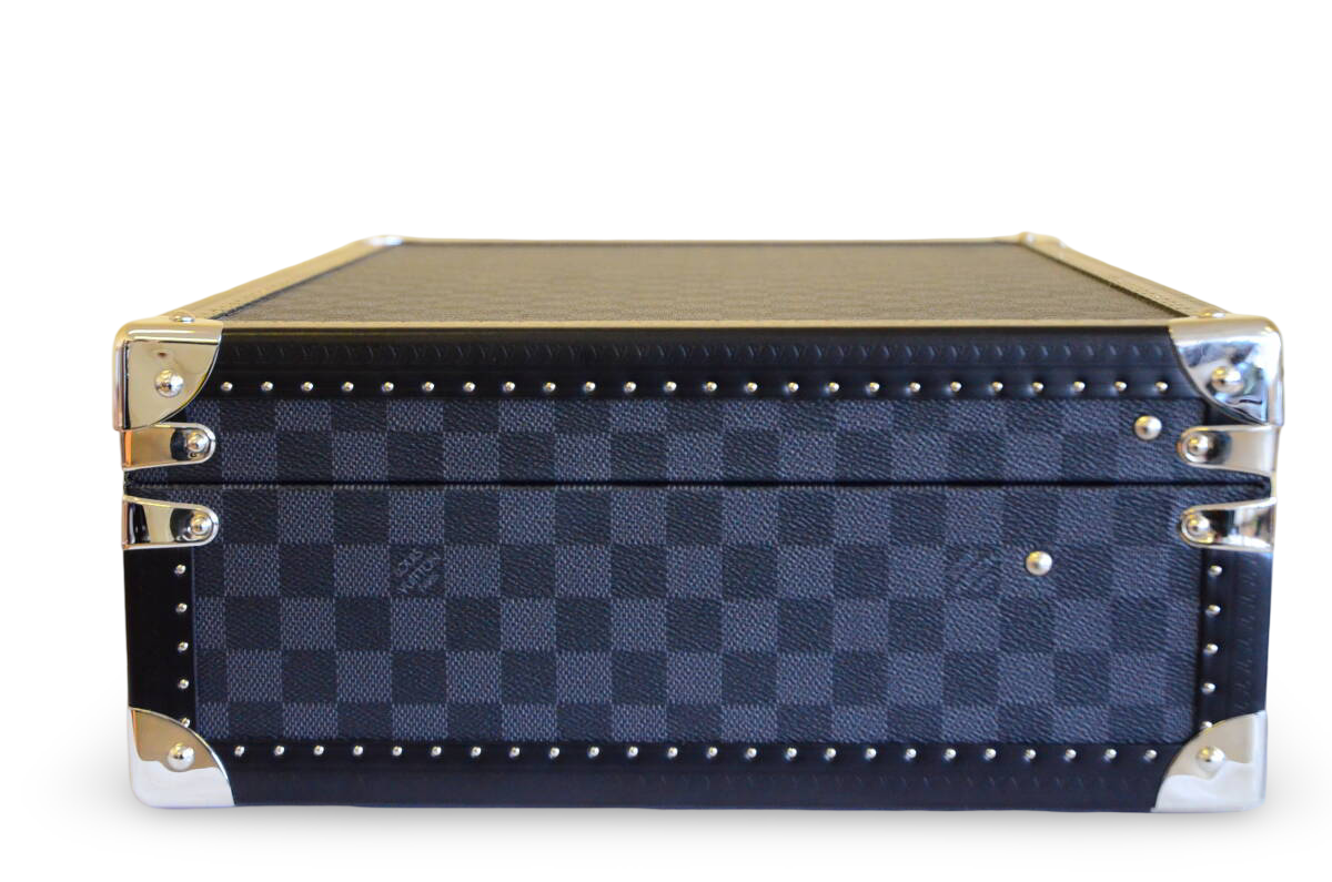 LOUIS VUITTON Damier Graphite Coffret Trunk 45 · Near-Unused · With Box · Keys Included