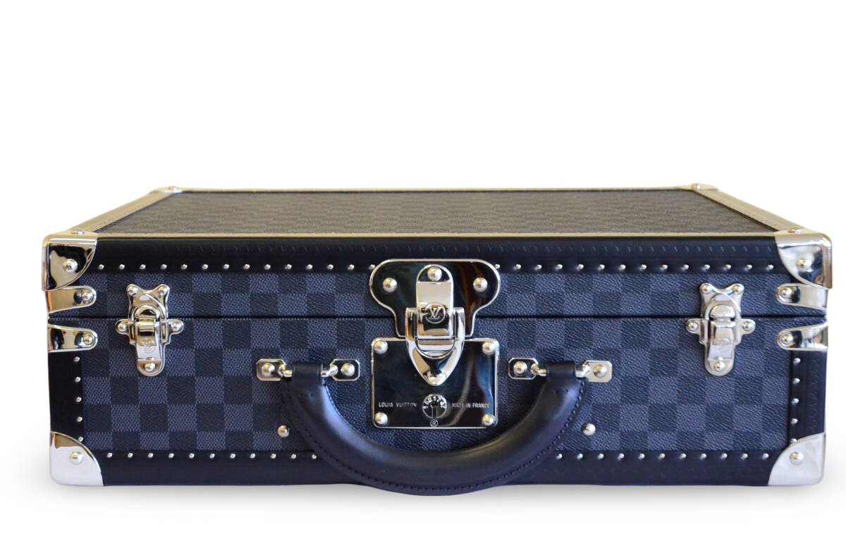 LOUIS VUITTON Damier Graphite Coffret Trunk 45 · Near-Unused · With Box · Keys Included