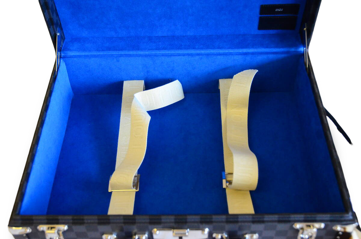 LOUIS VUITTON Damier Graphite Coffret Trunk 45 · Near-Unused · With Box · Keys Included