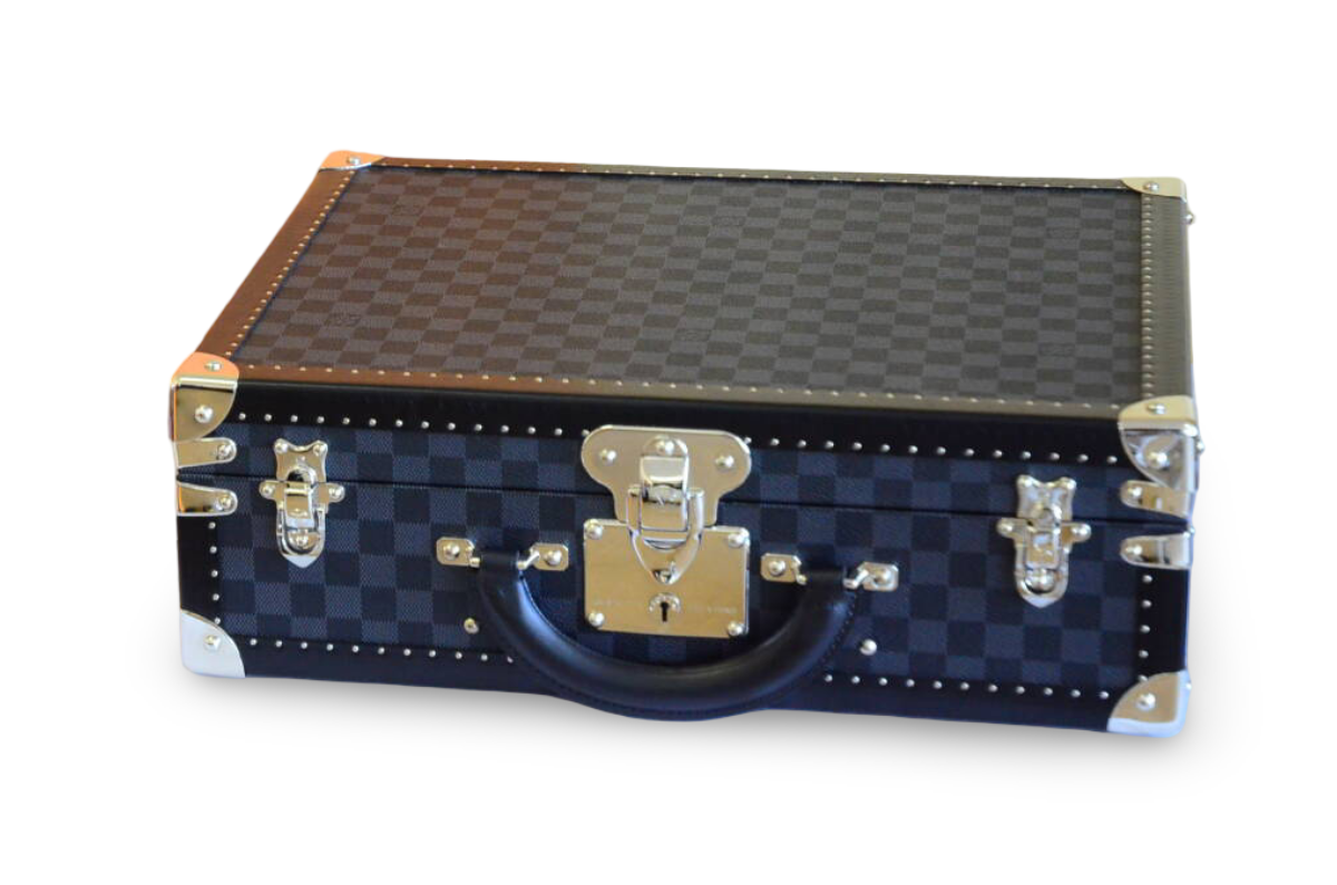 LOUIS VUITTON Damier Graphite Coffret Trunk 45 · Near-Unused · With Box · Keys Included