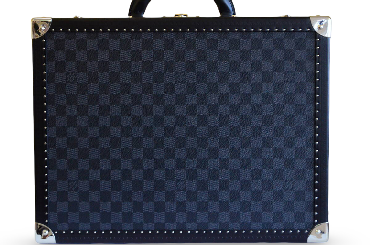 LOUIS VUITTON Damier Graphite Coffret Trunk 45 · Near-Unused · With Box · Keys Included