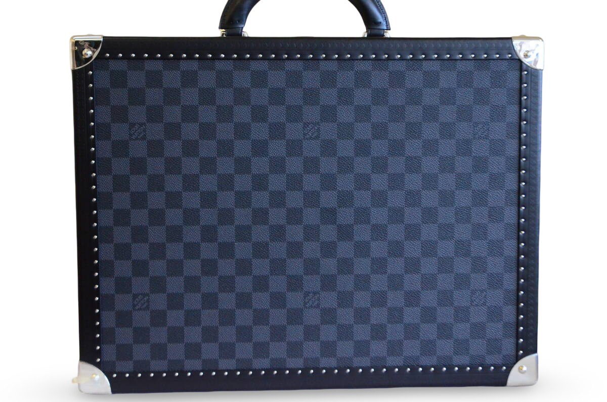 LOUIS VUITTON Damier Graphite Coffret Trunk 45 · Near-Unused · With Box · Keys Included