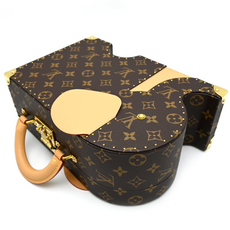 Louis Vuitton Elephantasy Trunk M27456, Monogram Canvas Hardsided Watch & Jewelry Case for Three Watches